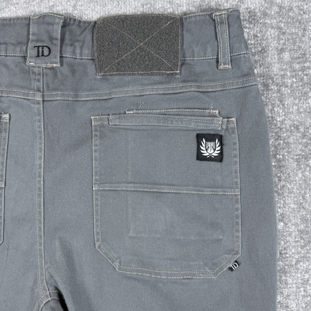 TD Apparel Pants Men s 34 (36x31) Gray Straight‎ Leg Tactical Workwear Utility